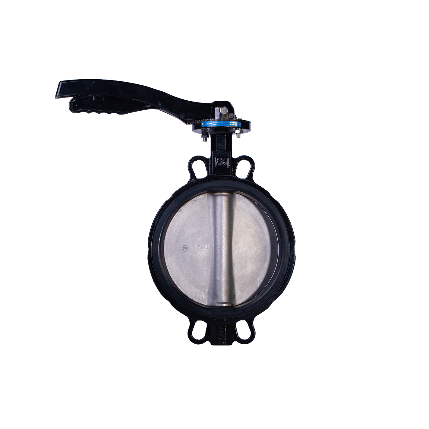 شیر پروانه‌ای لاگ با بدنه فولاد