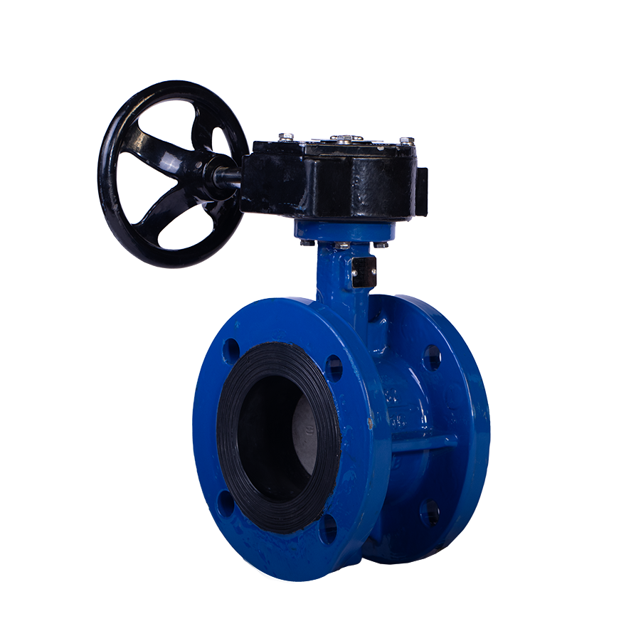 شیر پروانه فلنجدار بدنه چدنی و دیسک استیل کیستون